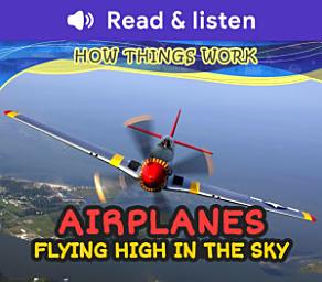 Mynd af tákni Airplanes: Flying High in the Sky (Level 3 Reader): Flying High in the Sky