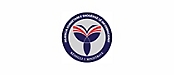 スタイル化された赤と青の本と羽のデザインが特徴の Agjencia e Mbështetjes së Shoqërisë Civile のロゴ