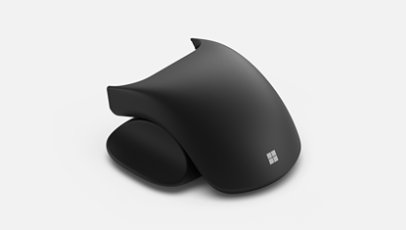 An angled top view of the Microsoft Adaptive Mouse Tail and Thumb Support.