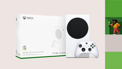 Immagine di un Xbox Series S ricondizionata certificata