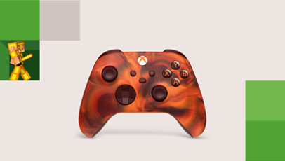 Immagine di un Controller Wireless per Xbox arancione - Edizione speciale Fire Vapor