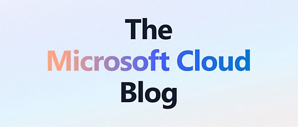 مدوّنة Microsoft cloud.