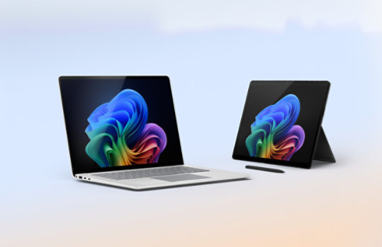 Surface Pro yrityksille, 11 Edition ja Surface Laptop yrityksille, 7 Edition Copilot+ PCs.