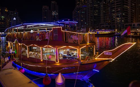 from dubai creek: dhow cruise with dinner & live entertainment-1