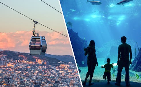 combo (save 5%): montjuic cable car + barcelona aquarium tickets-1