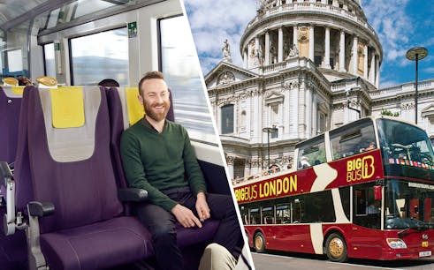 combo (save 16%): heathrow express one-way tickets + big bus london 24/48-hour hop-on hop-off tour-1