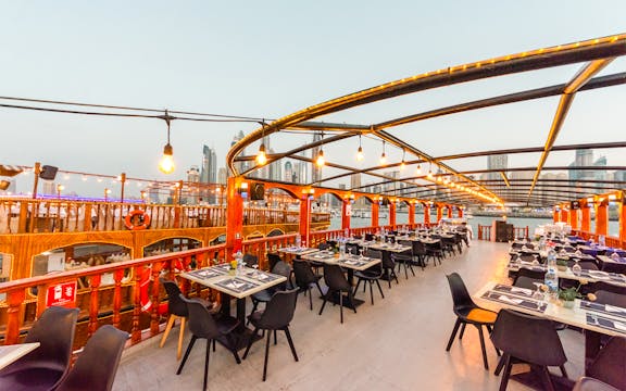 from dubai marina: dhow cruise with dinner & live entertainment-6