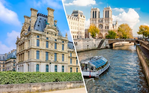 louvre museum skip-the-line tickets & seine river cruise-1