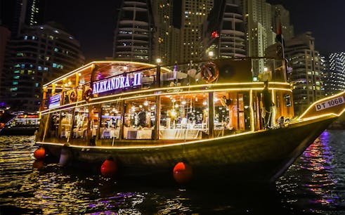 from dubai marina: alexandra dhow cruise with dinner & live entertainment-1