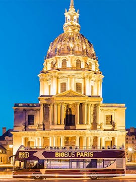 Big Bus Paris Hop-On Hop-Off Tickets