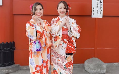 kimono rental in tokyo, asakusa-1