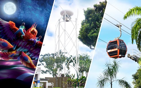 combo: singapore cable car round-trip sky pass + wings of time + skyhelix sentosa-1