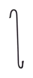 Panacea Black Wrought Iron 8 in. H Extension Double J Plant Hook 1 pk