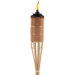 TIKI Easy Pour Brown Bamboo 60 in. Tiki Outdoor Torch 1 pk