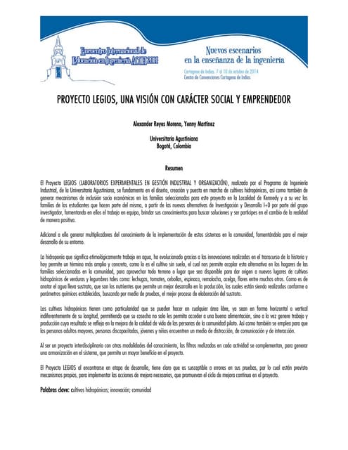 Proyecto Legios Acofi