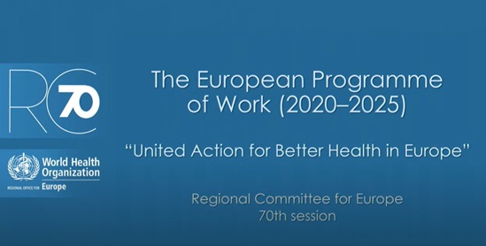 Agenda item 4 - The European Programme of Work 2020 2025 - United Action for better health in Europe - Thumbnail