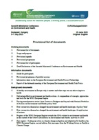 Seventh Ministerial Conference on Environment and Health - Provisional list of documents
