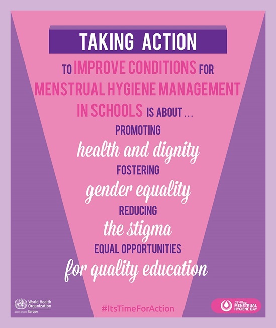 Menstrual hygiene management - Ending discrimination, improving health and education