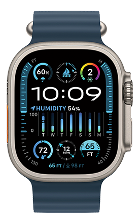 Apple Watch Ultra 2 - Titanium Blue Ocean