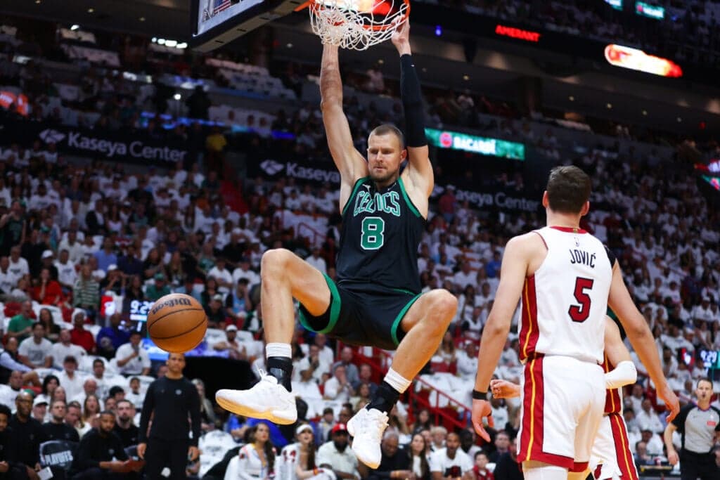 Kristaps Porziņģis, Payton Pritchard take control as Celtics bounce back in Game 3 win