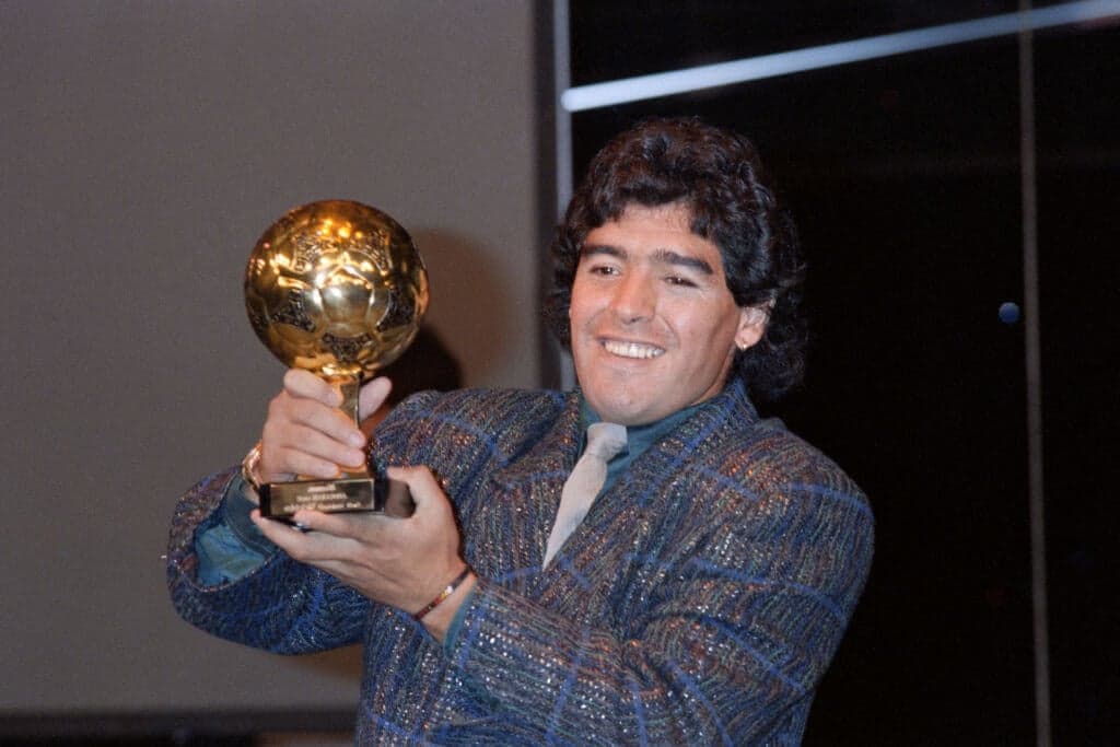 Maradona's long-lost World Cup Golden Ball goes to auction, but his family wants it back
