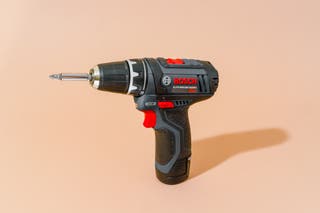 Our runner-up pick for best power drill, the Bosch PS31-2A 12V Max 3/8 In.