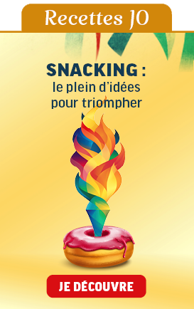 Recettes et snacking pour les Jeux Olympiques Paris 2024