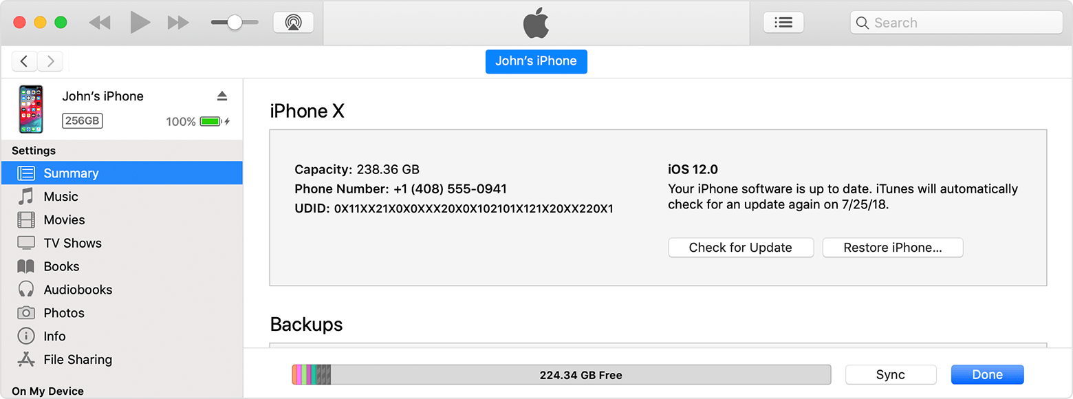 macOS Mojave iTunes 12 9 iPhone X iOS 12 요약 UDID