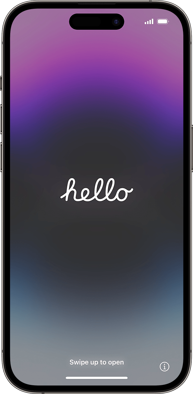 iOS 17 sveiciena ekrāns.