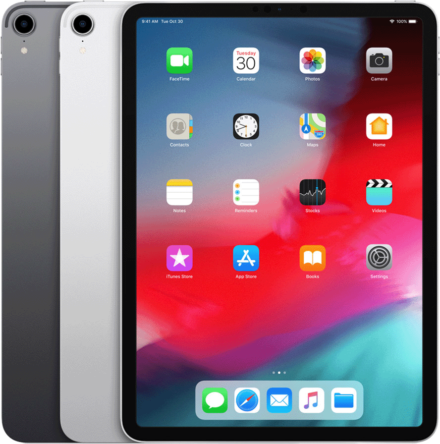 iPad Pro (11") hat einen USB-C-Anschluss und eine runde Aussparung für die Rückkamera