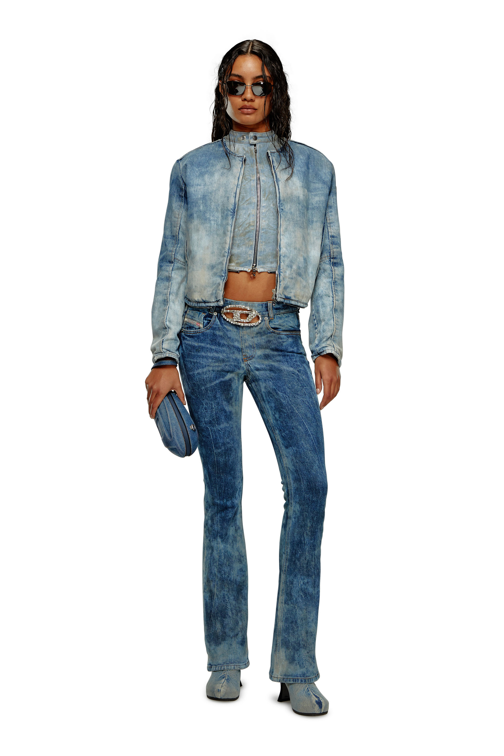 Diesel - Bootcut and Flare Jeans 1969 D-Ebbey 0PGAL, Dunkelblau - Image 2