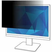 3M Black, Matte Privacy Screen Filter for 22inch Monitor
