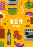 Hand-drawn Book of Recipe Template