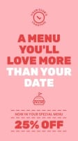 Modern Duotone Happy Valentine's Instagram Story Template