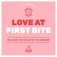 Modern Duotone Happy Valentine's Card Template