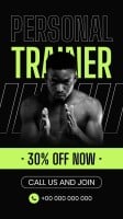 Neon Linear Sprint Tonic Personal Trainer Instagram Story Template