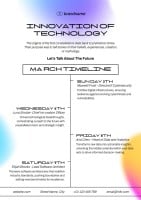 Gradient Simple Future Technology Conference Poster Template