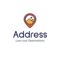 Linear Doodle Address Low Cost Destinations Logo Template