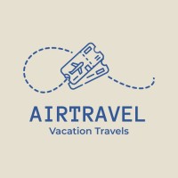 Linear Monocolor Airtravel Vacation Logo Template