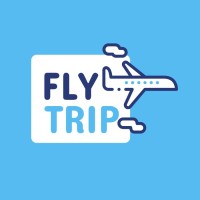 Linear Modern Plane Fly Trip Logo Template