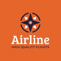 Simple Airline High Quality Flights Logo Template