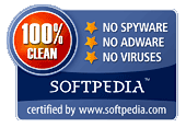 the Softpedia 100% Clean logo