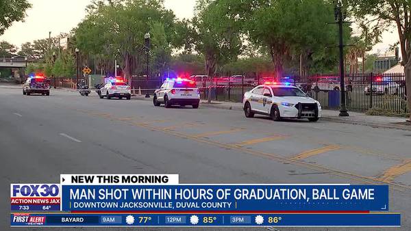 Man shot within hours of graduation, ball game