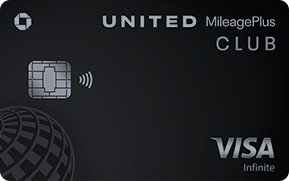 Clickable card art links to United Club(Service Mark) Infinite Card product page