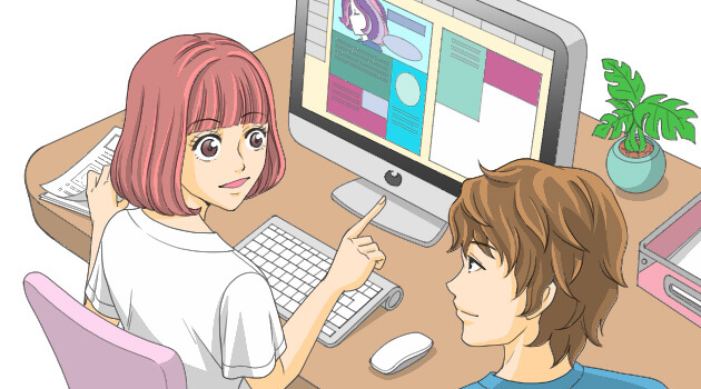 WEBデザイナーのイメージ画像