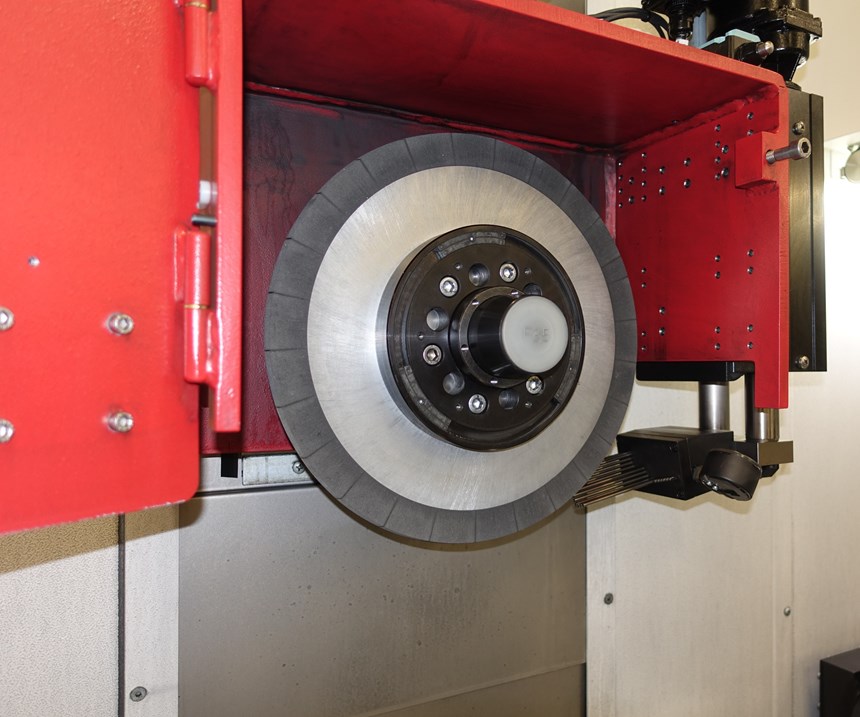 Superabrasive wheels permit creep-feed grinding without continuous dressing
