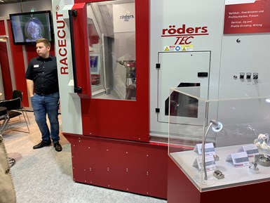 Roeders demonstrated high speed precision 5-axis machining at Formnext