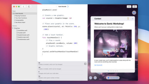 Create Swift Playgrounds content for iPad and Mac