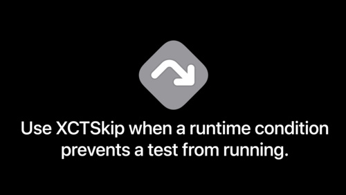 XCTSkip your tests