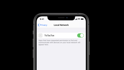 Support local network privacy in your app